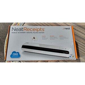 Neat Receipts Mobile Scanner + Digital Filing System NM-1000 Store, Organize NEW